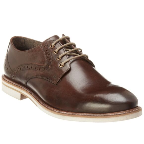 NWT in box Gordon Rush Nathaniel Chocolate Brown Leather Oxford size 8.5 main image 5